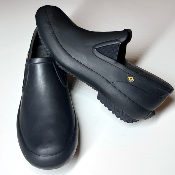 BOGS Women's Patch Slip-On Slides Everyday Shoes-Black waterproof Size- 6 - Picture 6 of 10